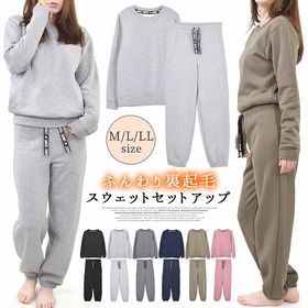 Terracotta ふんわり裏起毛ロゴテープデザインスウェットセットアップ上下セット ちょっプル Dショッピング サンプル百貨店 Terracotta ふんわり裏起毛ロゴテープデザインスウェットセットアップ上下セット ちょっプル Dショッピング サンプル百貨店