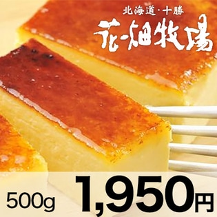花畑牧場　カタラーナ濃厚焼きプリン500g【業務用】