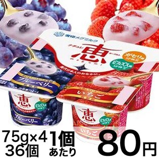 【36個】ナチュレ 恵 megumi ブルーベリー＋いちご