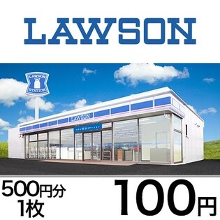 「ローソンお買い物券」（500円分）