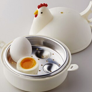 電子レンジ用ゆでたまごメーカー（4個用）