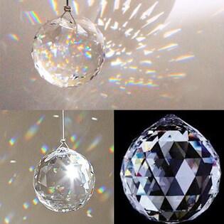 スワロフスキー社製エレメンツ使用 サンキャッチャー 224面カットを