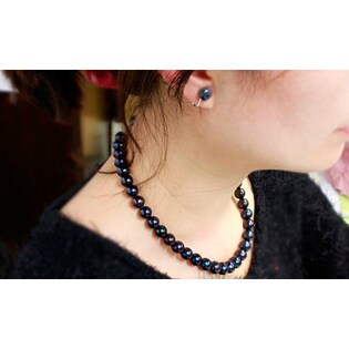 鑑別書付 ブラックフォーマル 黒パール4点セット イヤリングを税込 送料込でお試し サンプル百貨店 Amazing Grace