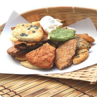 <せんべい茶屋本舗>われ草加せんべい 1kg缶