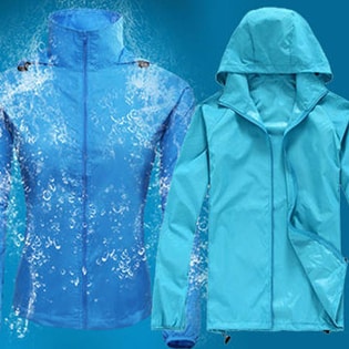 【ライトブルー・M】 超軽量ウィンドブレーカー