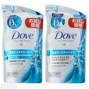 ダヴ 浸透モイスチャーケア つめかえ用 シャンプー／コンディショナー 各12個セット