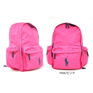 POLO RALPH LAUREN ビッグポニー バックパック ピンク 美品 ポロ ラルフローレン/ビッグポニー/バックパック/ピンクを税込・送料込