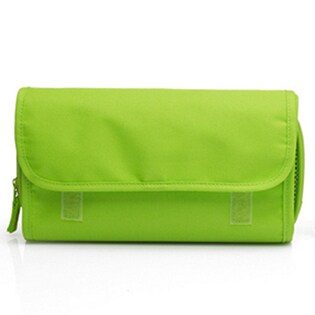 【グリーン】吊り下げ可能 オーガナイザー トラベルポーチ