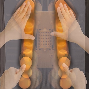 アテックス　ATEX家庭用電気マッサージ器 ルルドプレミアム マッサージクッション ダブルもみ VW ダークブラウン 豊富な，品質保証 ○売り切り ATEX アテックス Lourdes ルルド