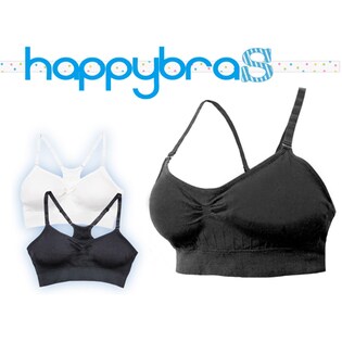 ストラップ付きノンワイヤーブラ　はぴブラS　L（2枚セット）