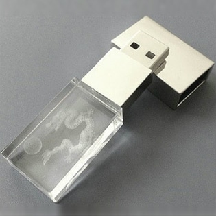 【G】水晶USBメモリー(8GB)
