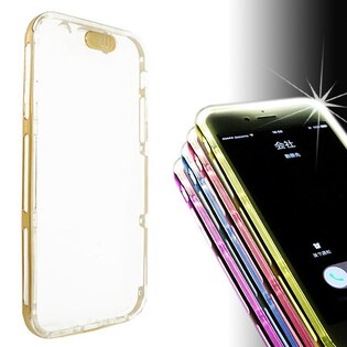 【iPhone6sPlus/6Plusゴールド】LEDフラッシュ通知ケース