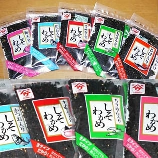 しそわかめふりかけ 70g×5(梅・かつお・辛子明太子・ちりめん・鮭)
