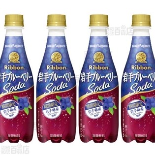 Ribbon岩手ブルーベリーソーダ 410mlPET