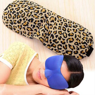 【ヒョウ柄】あなたの睡眠を全力でサポート♪ぐっすり眠れる3D立体アイマスク