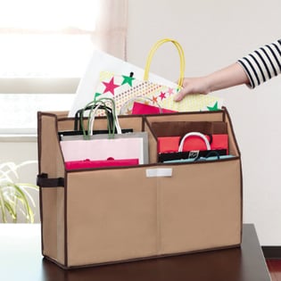 紙袋ストッカー ベージュ