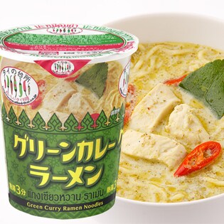 カップグリーンカレーラーメン