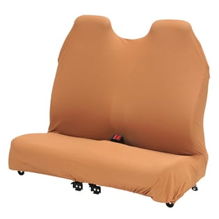 【オレンジ】取付簡単 軽自動車用 フレキシブル シートカバー リ・フィット [Re・Fit] ベンチシート用