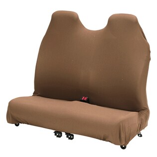 【ブラウン】取付簡単 軽自動車用 フレキシブル シートカバー リ・フィット [Re・Fit] ベンチシート用