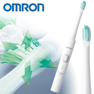 【ホワイト】オムロン 音波式電動歯ブラシ