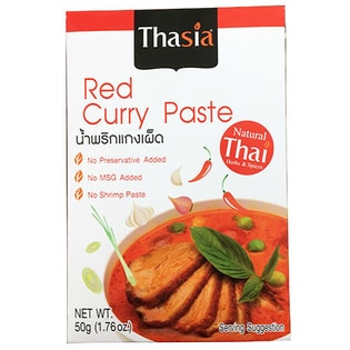 Thasia Curry Paste レッドカレー 12個セット