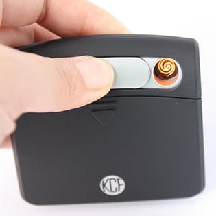 シガレットコイルライター付 携帯灰皿