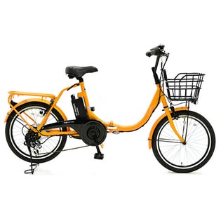 オレンジ】電動アシスト自転車 swifti 20 6.0Ahバッテリー+ 専用充電器 