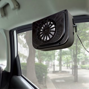 ROOMMATE 自動車用ソーラーパワー換気扇 EB-RM1200A
