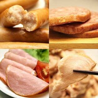 お肉惣菜 2kgセット(ソーセージ、チキンスライス、ロースハム、ボロニアポーク)