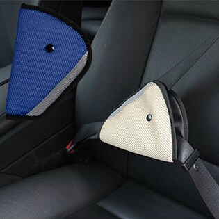 ブルー シートベルト調整パッド2枚セットを税込 送料込でお試し サンプル百貨店 マリンブルー