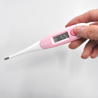 TO-102PK やわらかタッチ体温計 ピンク