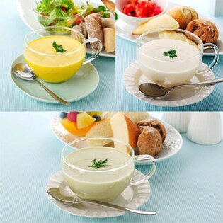 大人向けの冷たいスープ 3種ｘ2袋 計6袋セット
