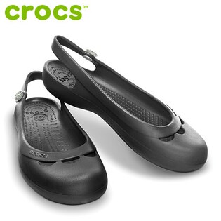 【Blk W6】crocs正規品/jayna w