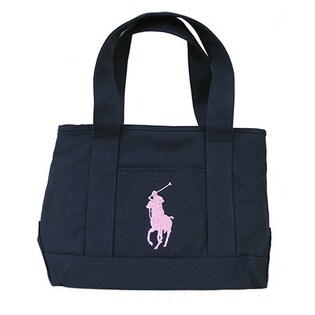 ポロ ラルフローレン トートバッグ950188 NAVY/BLUSH PINK PP