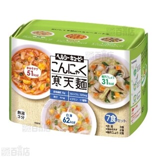 ヘルシーキユーピー　こんにゃく寒天麺　7食セット×4箱