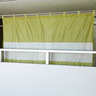 風を通す雨よけベランダカーテンを税込 送料込でお試し サンプル百貨店 アイメディア株式会社