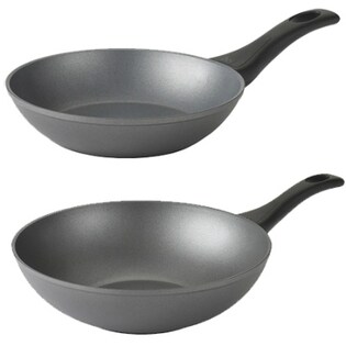 SOLIDA チタンコートフライパン20cm＋ウォックパン28cm