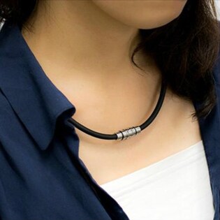 コラントッテ 磁気ネックレス クレスト ブラック S