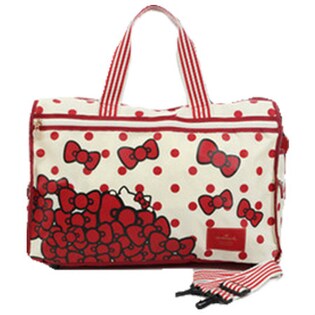 【ホワイト】HALLMARK X HELLO KITTY/キティコラボポケッタブルボストン