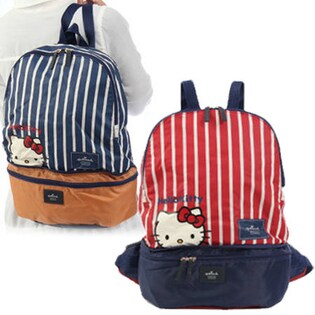 【レッド】HALLMARK X HELLO KITTY/キティコラボボディバッグ兼任ポケッタブルリュック