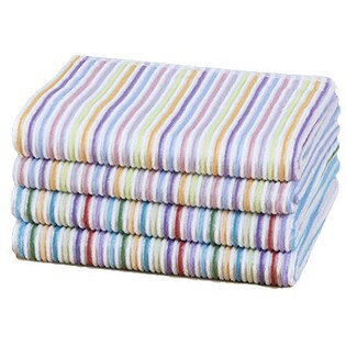 <色柄おまかせ>今治産カラフルバスタオル4枚組