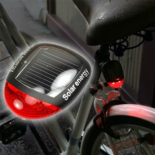 ソーラー充電式テールライト 自転車