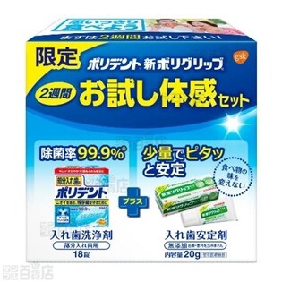 【24箱】ポリデント 新ポリグリップ お試し体感セット