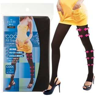 ＣＯＯＬ着圧美脚トレンカ / 4580260571336 / ブラック / Ｍ〜Ｌ