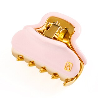 Alexandredeparis  Pince Vendome Small No Strass プレーンクリップ4.5cm ローズ / alex14339-02-q10
