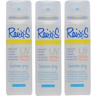 【3本セット】リベルタ/サンスクリーンスプレーRaioS(ライオス)SPF50+ PA++++/マミーシャボンの香り/70g