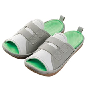 健康ルームサンダル ふみっぱ グリーン