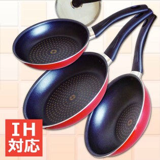 ダイヤモンドコートのフライパンセット(IH対応)