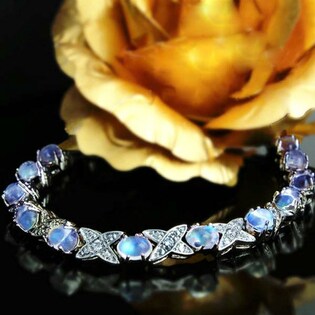 【5月誕生石】ロイヤルブルームーンストーンブレスレット