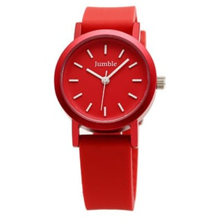 Jumble 腕時計 レディース / JMST05-RD / ベルト　レッド　文字盤　レッド　ケース　レッド